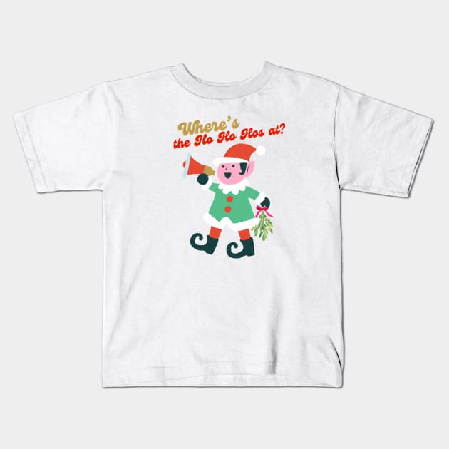 Where's the Ho Ho Hos at? Kids T-Shirt by TeeJaiStudio